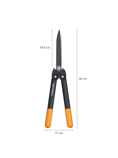 Fiskars PowerGear™ Sövénynyíró, fogaskerekes, HS72 (1000596)