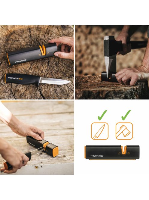 Fiskars Xsharp™ fejsze- és késélező - csomagolás nélküli, hibátlan termék (1000601)