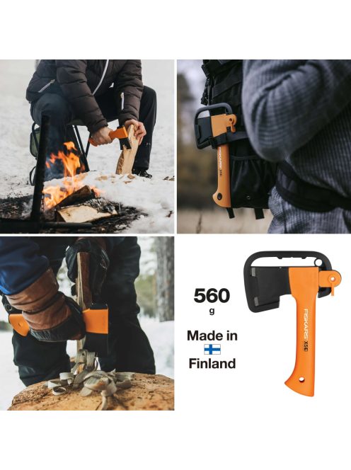 Fiskars X5 kis kemping fejsze XXS - 25 év garanciával (1015617)