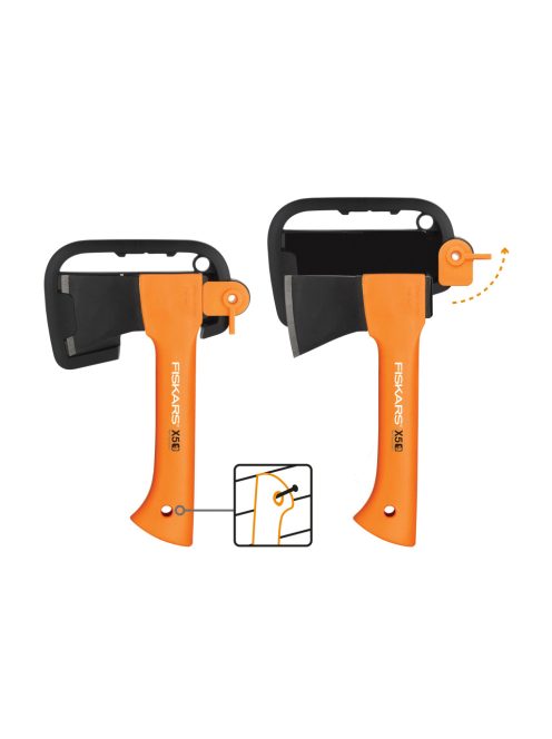 Fiskars X5 kis kemping fejsze XXS - 25 év garanciával (1015617)
