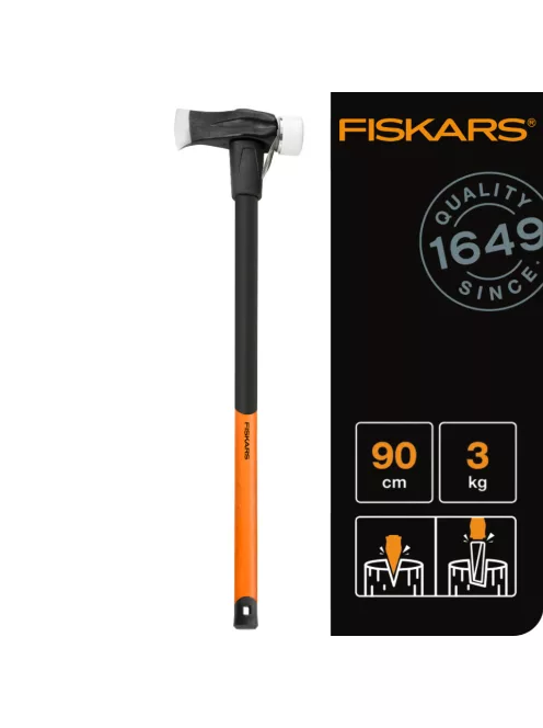 Fiskars X39 profi hasítófejsze és kalapács 2 az 1-ben, Safe-T (1001703)