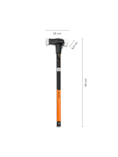 Fiskars X39 profi hasítófejsze és kalapács 2 az 1-ben, Safe-T (1001703)