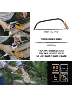 Fiskars Pót fűrészlap 24''-os (1001707)