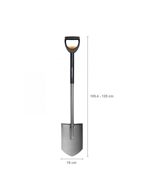 Fiskars SmartFit Teleszkópos ásó, hegyes (1001567)