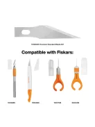 Fiskars Precíziós vágókés, hegyes végű (1003738)
