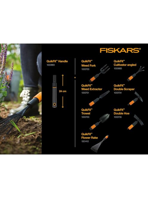 Fiskars QuikFit™ Dupla kapa fej (1000734)