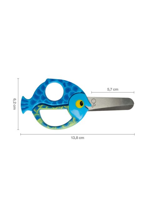 Fiskars Gyermekolló (13 cm), halacska (1003746)