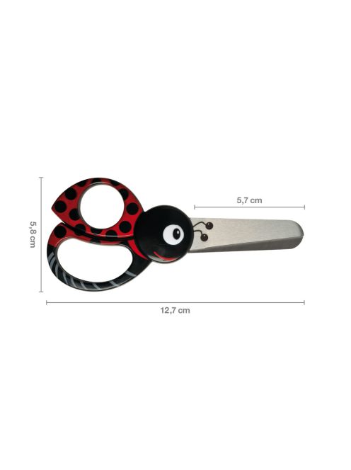Fiskars Gyermekolló (13 cm), katica (1004612)