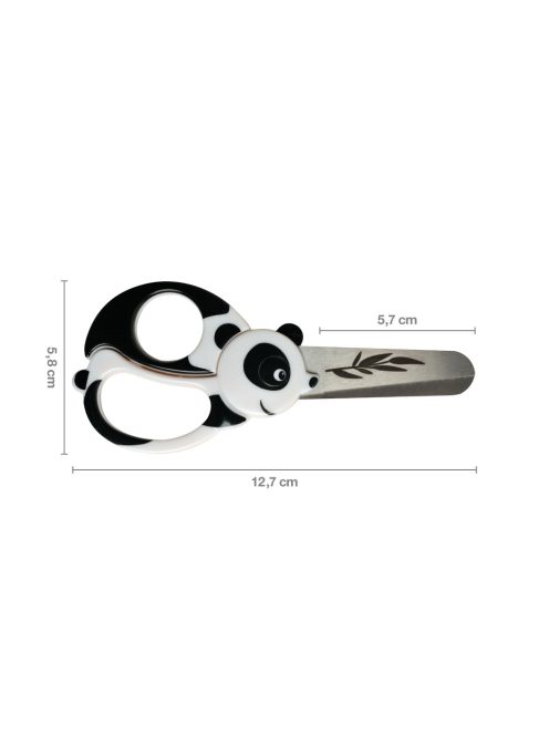 Fiskars Gyermekolló (13 cm), panda (1004613)