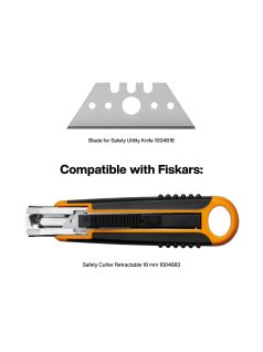 Fiskars Biztonsági pengekés, 18mm (1004683)