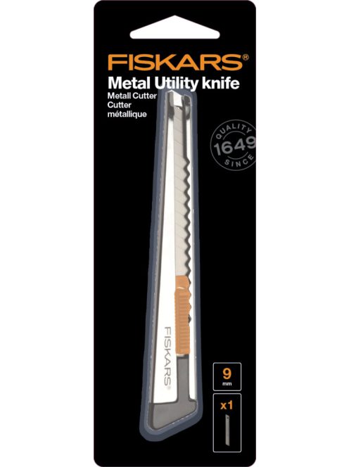 Fiskars Professzionális pengekés lapos, 9mm (1004619)