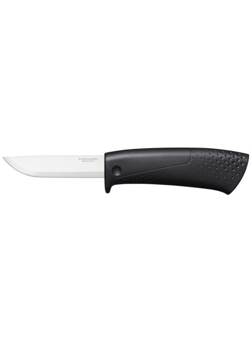 Fiskars Staysharp™ kKés építőipari munkákhoz, tokba épített élezővel (1023617)