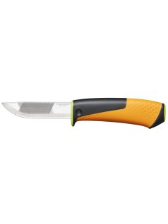   Fiskars PRO Staysharp™ kés épületgépészeti munkákhoz, tokba épített élezővel (1023619)