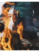 Fiskars PRO Staysharp™ kés épületgépészeti munkákhoz, tokba épített élezővel (1023619)