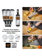 Fiskars Functional Form Reszelő szett: durva & finom & szeletelő  (1014414) 