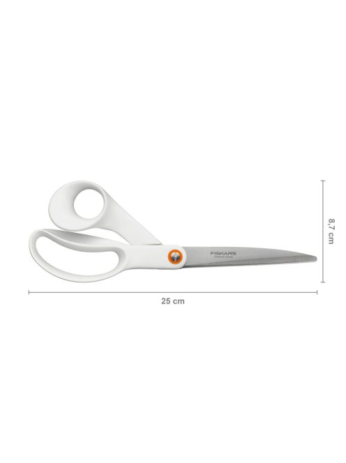Fiskars Functional Form Nagyméretű általános olló, 24 cm, fehér  (1020414)