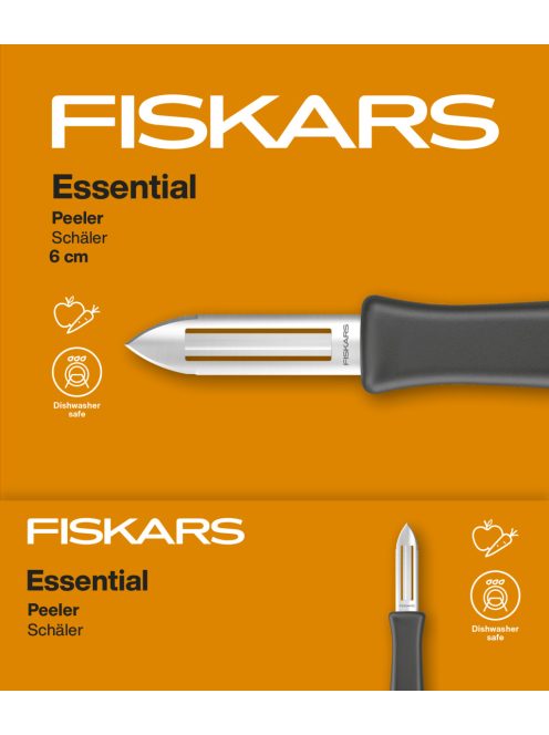 Fiskars Essential hámozó, 6 cm  (1023813)