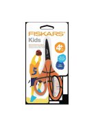 Fiskars Gyerekolló kosárlabda motívummal, 13 cm (1023912)