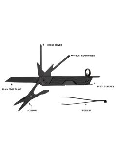   Gerber ARMBAR MINI Multiszerszám, fekete - 25 év garanciával (2007704)