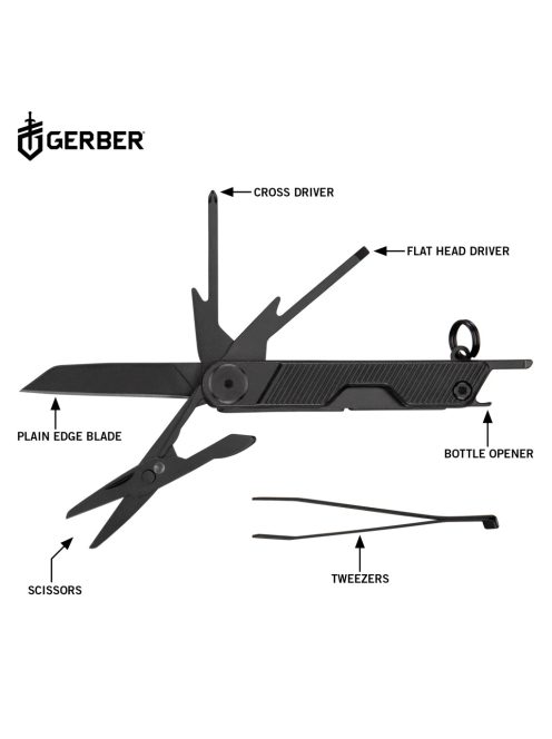 Gerber ARMBAR MINI Multiszerszám, fekete