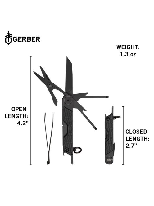 Gerber ARMBAR MINI Multiszerszám, fekete