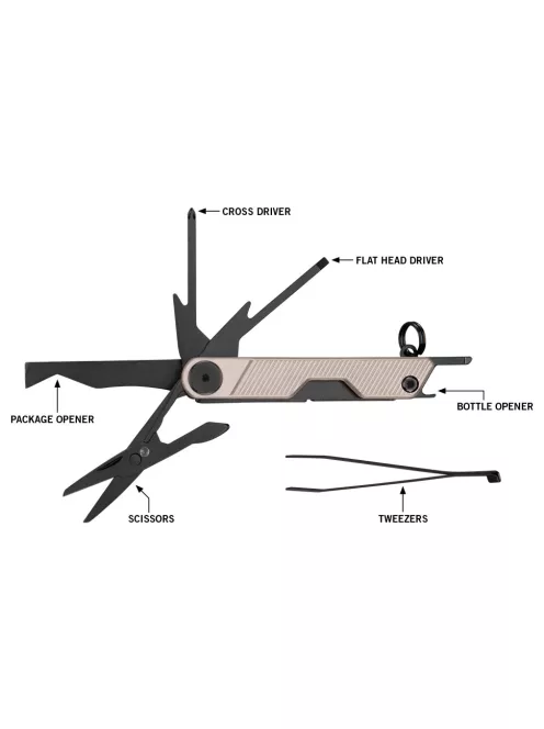 Gerber ARMBAR MINI Multiszerszám, csomagbontóval, rózsaarany - 25 év garanciával (2007706)