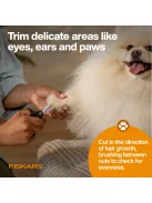 Fiskars Pet Care Precíziós szőrnyíró olló kisállatoknak (2009124)