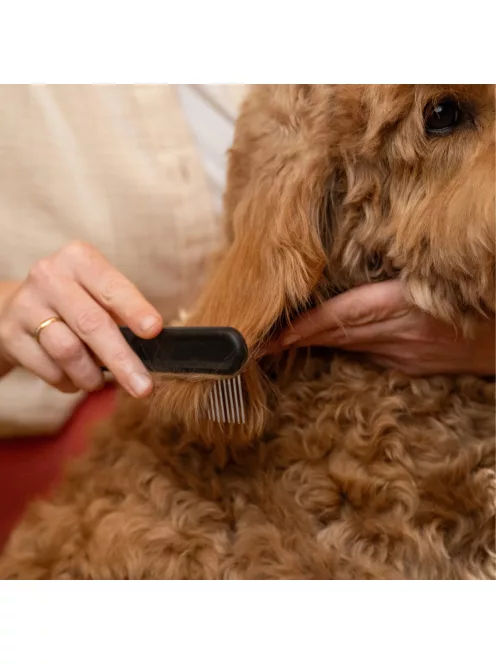 Fiskars Pet Care Széles fogú szőrápoló fémkefe kisállatoknak (2009134)