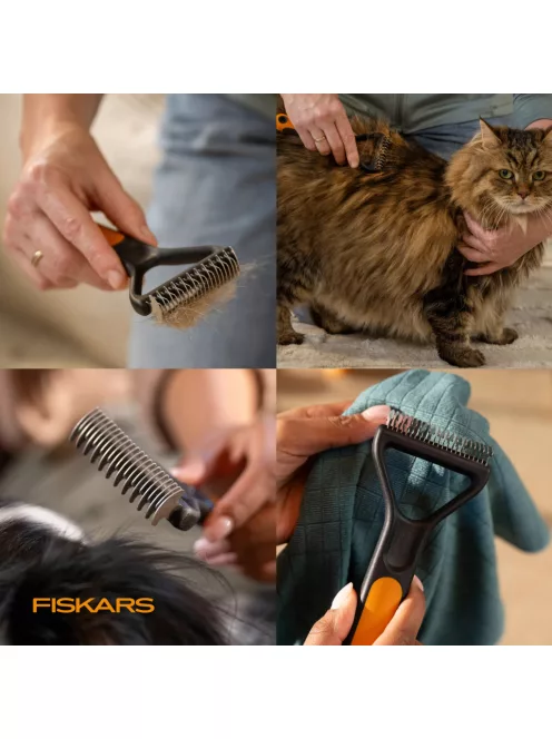 Fiskars Pet Care Gubanc- és filcbontó kefe kisállatoknak (2009136)