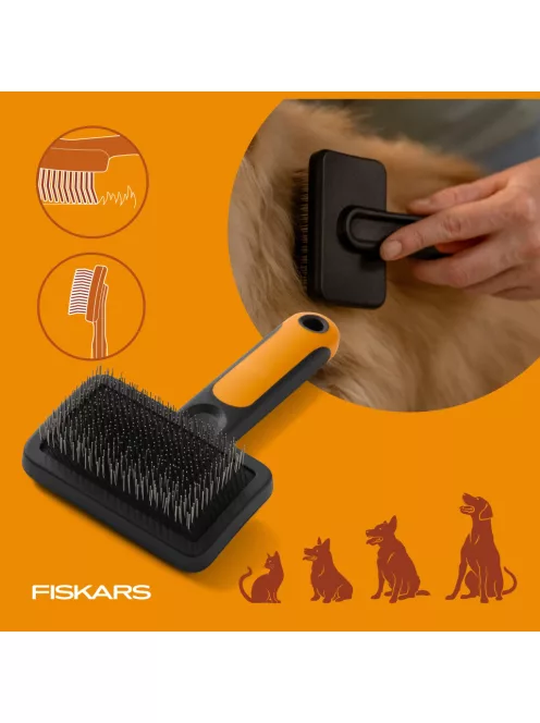 Fiskars Pet Care Szőrbontó drótkefe kisállatoknak (2009138)