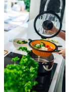 Fiskars Functional Form szűrő / párolóbetét, összecsukható, szilikon (1027304)