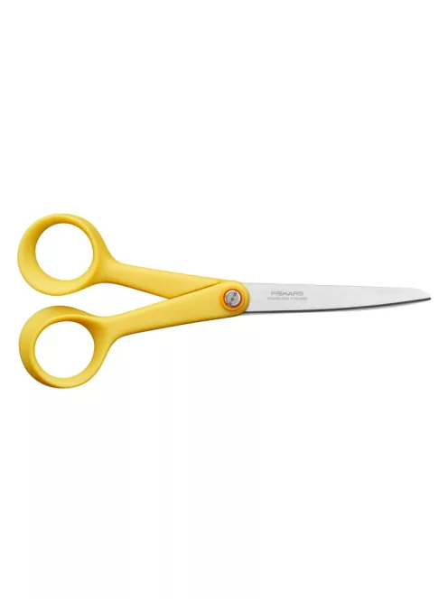 Fiskars Általános olló, 17 cm, sáfránysárga (1027492)
