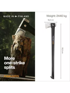   Fiskars U36 Ultra hasítófejsze - 25 év garanciával (2021894)