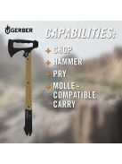 Gerber Downrange Tomahawk Ajtónyitó fejsze, kalapács és feszítővas funkcióval (1014860) - 25 év garanciával
