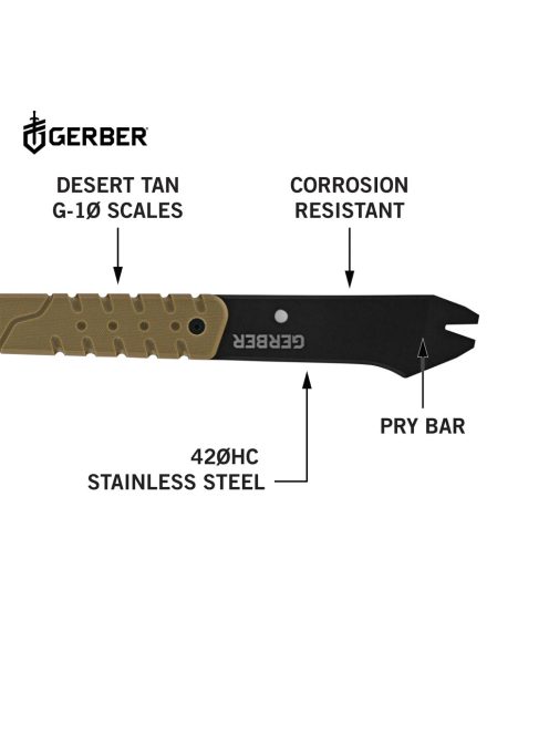 Gerber Downrange Tomahawk Ajtónyitó fejsze, kalapács és feszítővas funkcióval (1014860) - 25 év garanciával