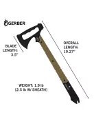 Gerber Downrange Tomahawk Ajtónyitó fejsze, kalapács és feszítővas funkcióval (1014860) - 25 év garanciával