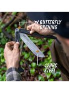 Gerber Double Down Machete,  fekete/stonewash (1028500) - 25 év garanciával