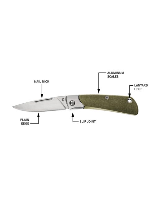 Gerber Wingtip Modern kis zsebkés, FSG (1050245) - 25 év garanciával