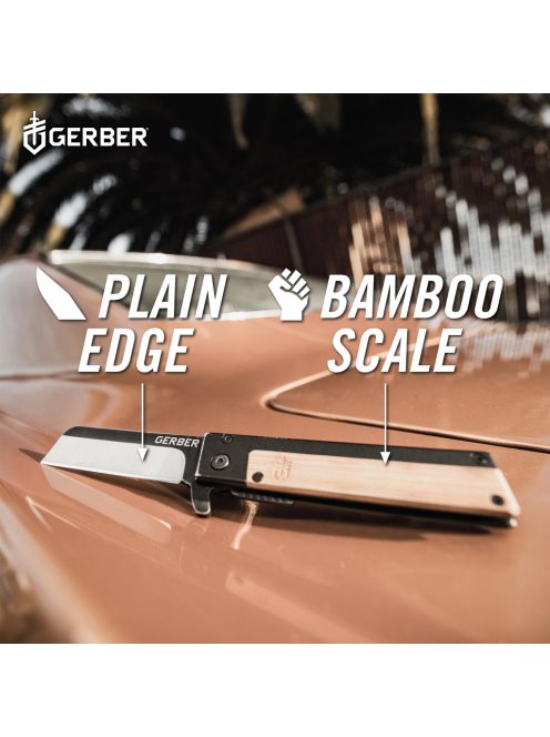 Gerber Quadrant Modern zsebkés, fa markolat (1050249) - 25 év garanciával