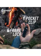 Gerber Quadrant Modern zsebkés, fa markolat (1050249) - 25 év garanciával