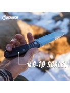 Gerber Downwind Drop Pont tőr - Fekete (1059840) - 25 év garanciával