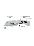 Gerber EAB Lite cserélhető pengés zsebkés (1013978) - 25 év garanciával