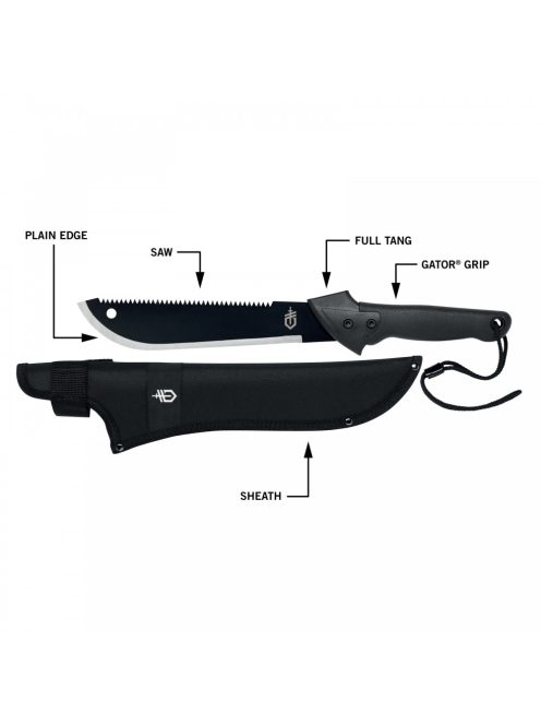 Gerber Gator Machete bozótvágó, kis méretű (1014054) - 25 év garanciával