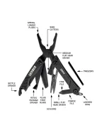 Gerber Dime kulcstartóra rögzíthető multiszerszám, fekete, dobozban GB (1027819) - 25 év garanciával