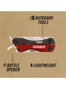 Gerber Dime kulcstartóra rögzíthető multiszerszám, bordó dobozban GB (1027829) - 25 év garanciával