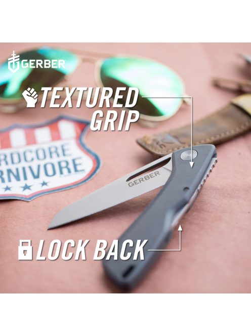 Gerber Sharkbelly zsebkés, sima pengével GB (1027864) - 25 év garanciával
