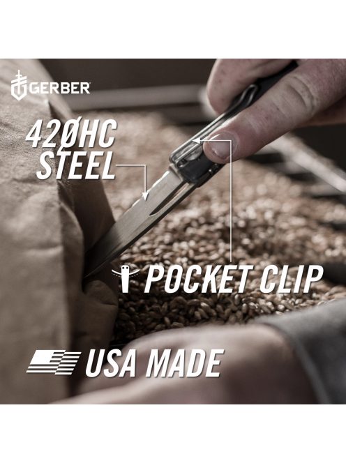 Gerber Sharkbelly zsebkés, sima pengével GB (1027864) - 25 év garanciával