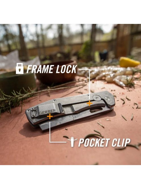 Gerber Flatiron Folding Cleaver G10, GB (1027873) - 25 év garanciával