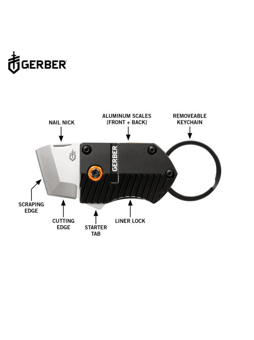 Gerber KeyNote zsebkés, 4L bliszteres (1050261) - 25 év garanciával