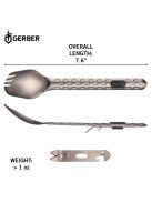 Gerber ComplEAT multifunkcionális villa, titánium (1059855) - 25 év garanciával